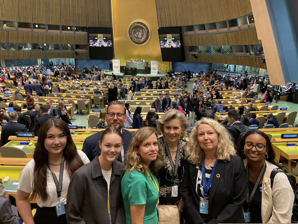 The 🇸🇪 delegation to #HLPF2023 , led by Deputy Director-General at @sida Marie Ottosson, is looking forward to this week’s high-level ministerial meeting and its focus on building momentum towards the SDG Summit. 
#Agenda2030 #SWEatHLPF