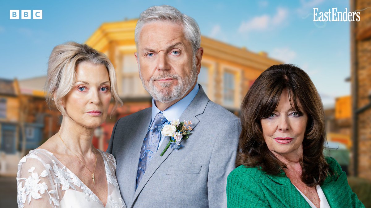 The drama kicks off at Kathy &amp; Rocky's wedding, tonight on #EastEnders!