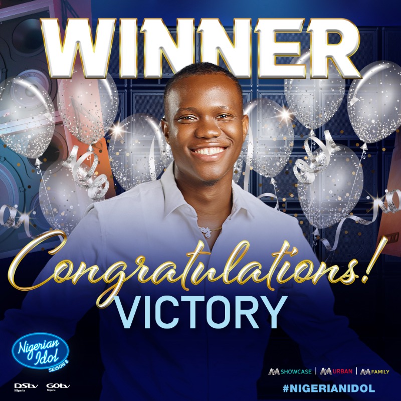 Congrats on the win bro <a href="/VictoryGbakara/">Victory Gbakara</a>. I celebrate you. Keep shining. #NigerianIdolxTECNO #nigerianidol