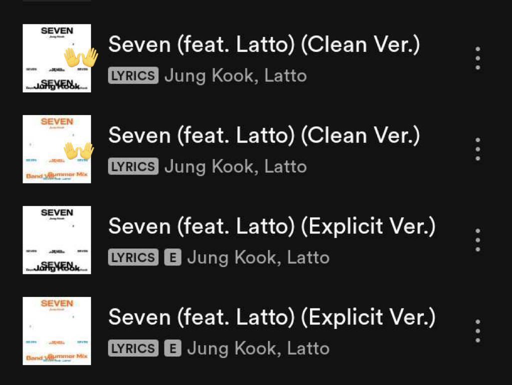 ffllllhj's tweet photo. Leech and unfair BIGHIT adding BTS to Jungkook’s songs credits and stealing his rights always. 
UNTAG BTS FROM SEVEN
BIGHIT RESPECT JUNGKOOK
.@Spotify 
@SpotifyCares
@GeffenRecords 
@KBSWorldTV 
@allkpop 
@billboard 
@Forbes 
@JTBC_news 
@mbcnews https://t.co/AQEhH36xmq