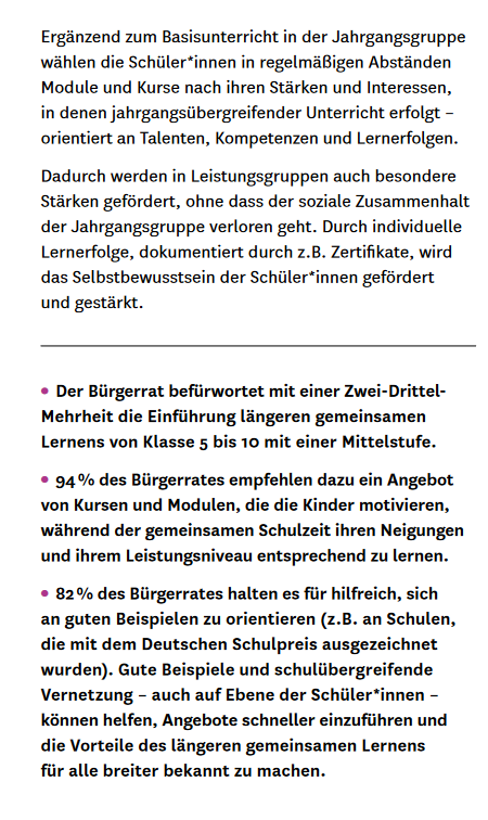 VitoDabisch's tweet photo. Kennt ihr eigentlich schon die "Vorschläge für eine gerechte Bildung" des Bürgerrats Bildung und Lernen? (@BurgerratLernen)

Eine Botschaft des #Bürgerrat:
Wir brauchen längeres gemeinsames Lernen bis zur 10. Klasse. Lasst uns das also angehen!

https://t.co/BnwYmybZZg https://t.co/ZBx4btBsGn