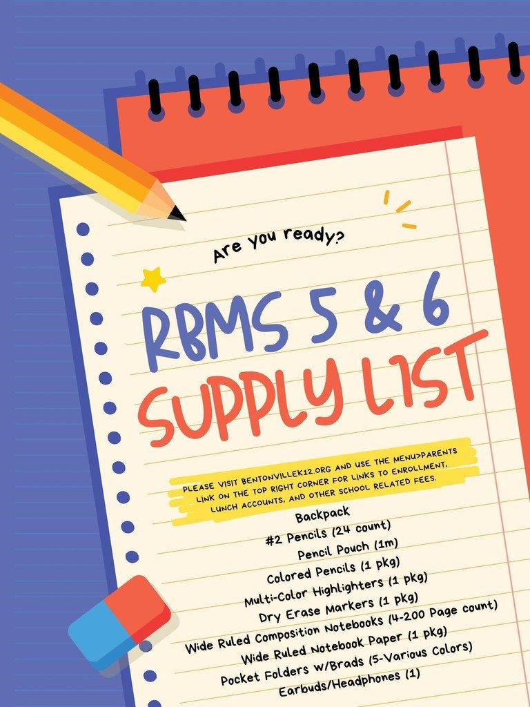 Please visit bentonvillek12.org and use the menu>parents link for access to enrollment, lunch accounts, and other important information.