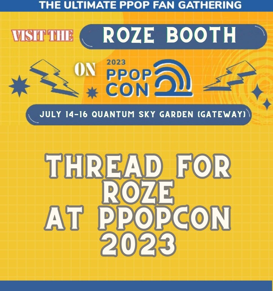 z2zrozes's tweet photo. THREAD FOR ROZE AT PPOPCON 2023 

#PPOPCONMANILA2023!
#Z2Z #Z2Z_PPOPCONMANILA2023 #Z2ZxROZE https://t.co/g9iQ5YRnBs