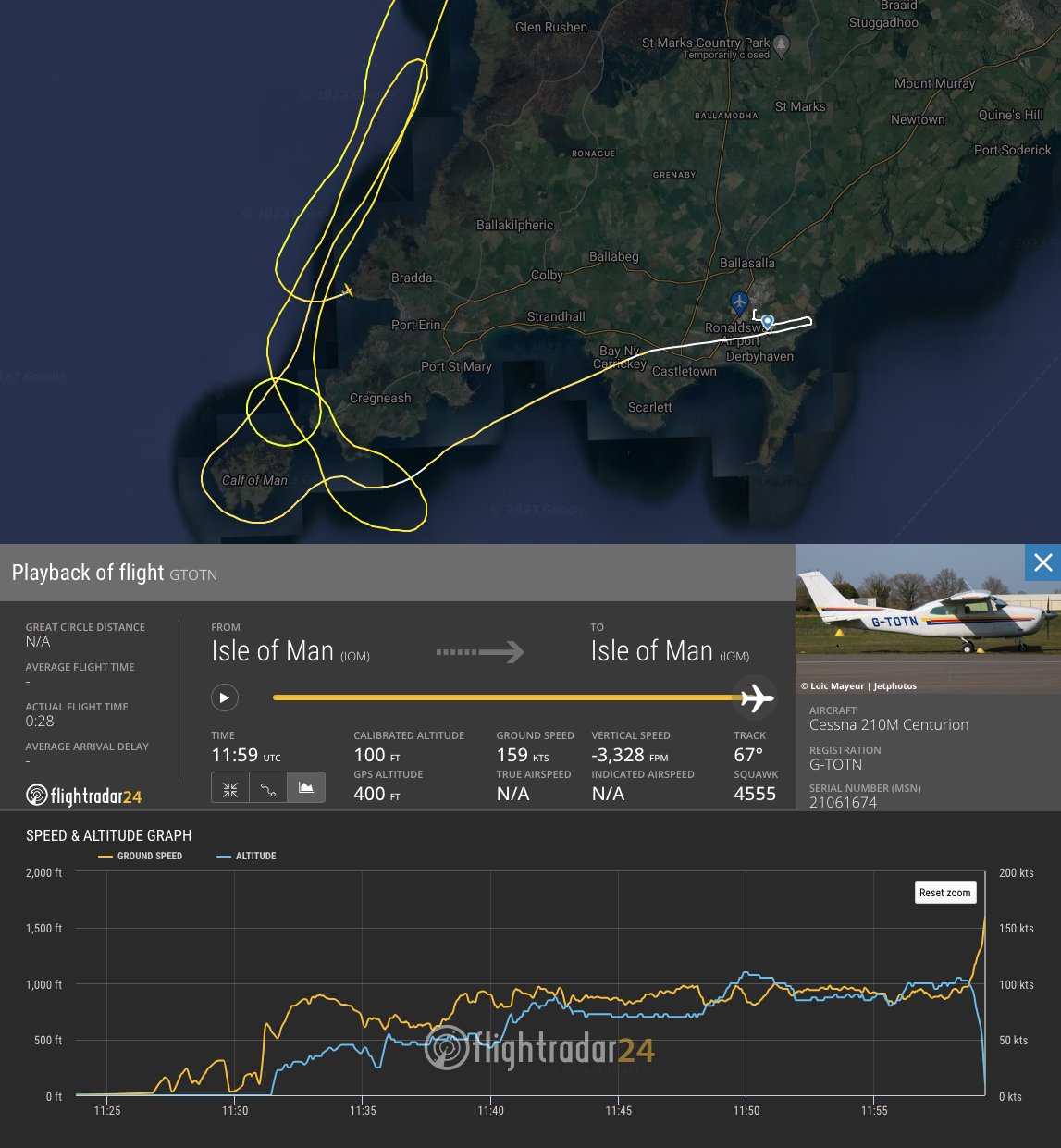 Flightradar24 on Twitter "A Cessna 210 has crashed on the coast of