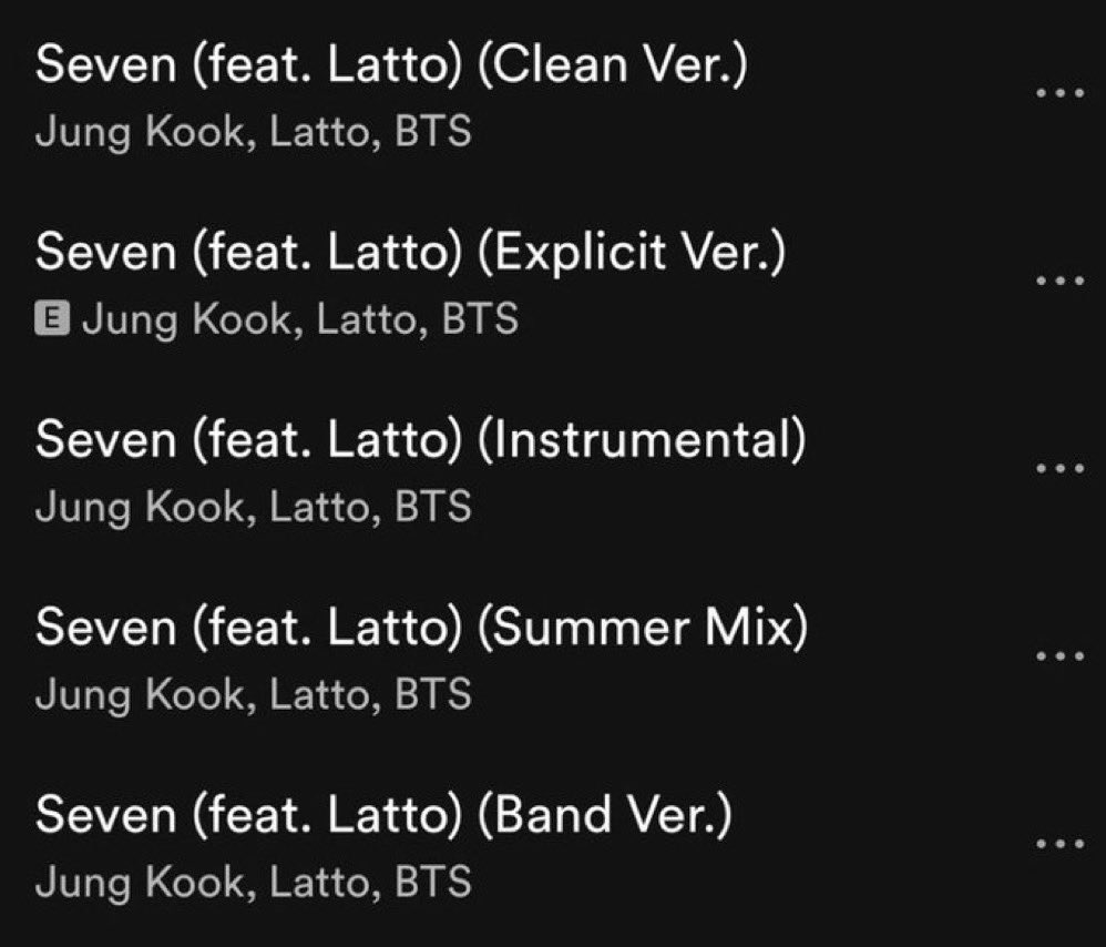 ffllllhj's tweet photo. Leech and unfair BIGHIT adding BTS to Jungkook’s songs credits and stealing his rights always. 
UNTAG BTS FROM SEVEN
BIGHIT RESPECT JUNGKOOK
.@Spotify 
@SpotifyCares
@GeffenRecords 
@scooterbraun 
@Latto 
@BIGHIT_MUSIC 
@bts_bighit 
@HYBEOFFICIALtwt https://t.co/yBmssFyFph