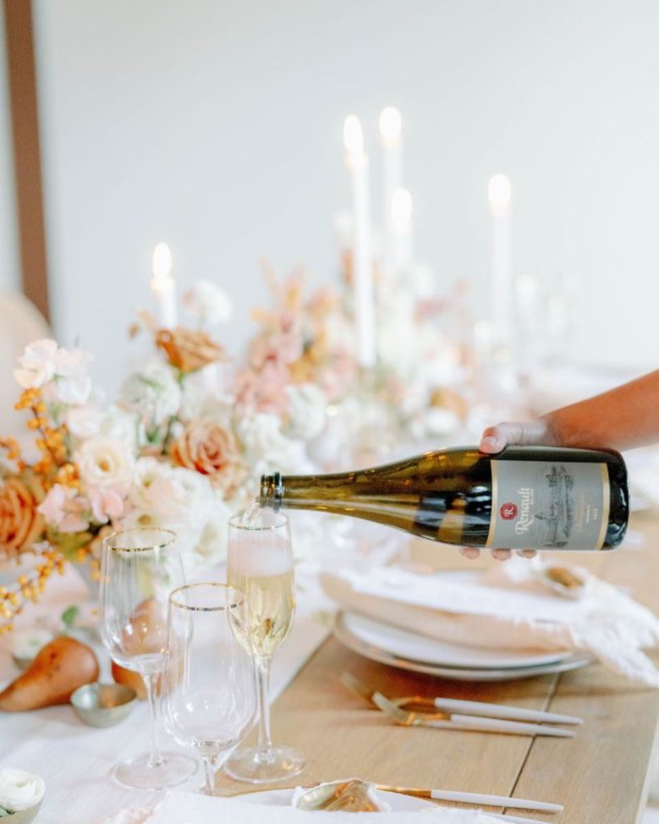 On Inspired By This: A french-inspired wedding at a winery ooh la la. We are feeling beyond inspired today! 🧡 

( Photography- Magdalena Studios, Venue- Renault Winery Resort, Planning &amp; Design- Clover Event Co, Florals- Twisted Willow Flowers )

#onIBT