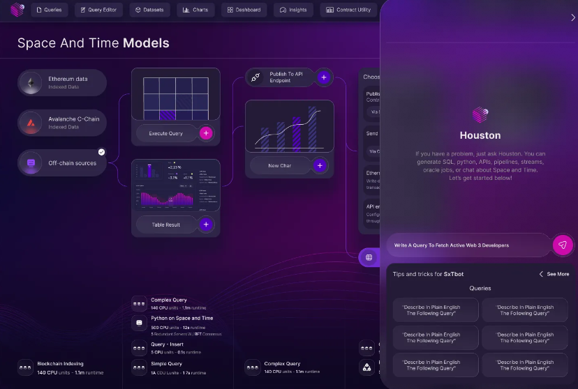 Let’s take a tour of the Space and Time Studio, our next-gen OpenAI-powered UI. 🧵