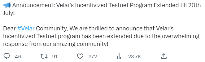 Mksh9978's tweet photo. 💮 #تستنت همراه با #ایردراپ تایید شده از @VelarBTC تا 20 جولای تمدید شده.
#DeFi #VelarFarming #Bitcoin #Velar https://t.co/DZbuEnTr34