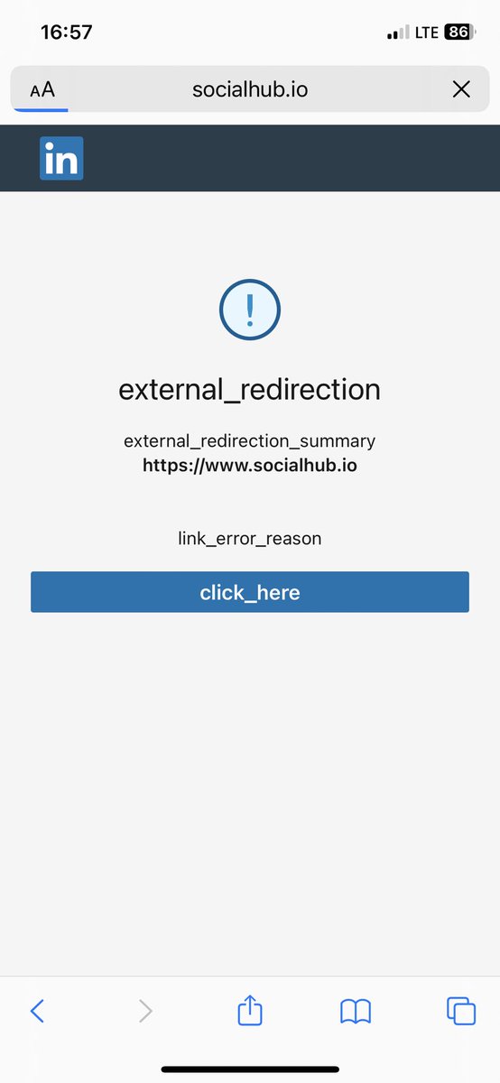 Ob @LinkedInDE hier irgendwann mal die Platzhalter sinnvoll füllen wird?