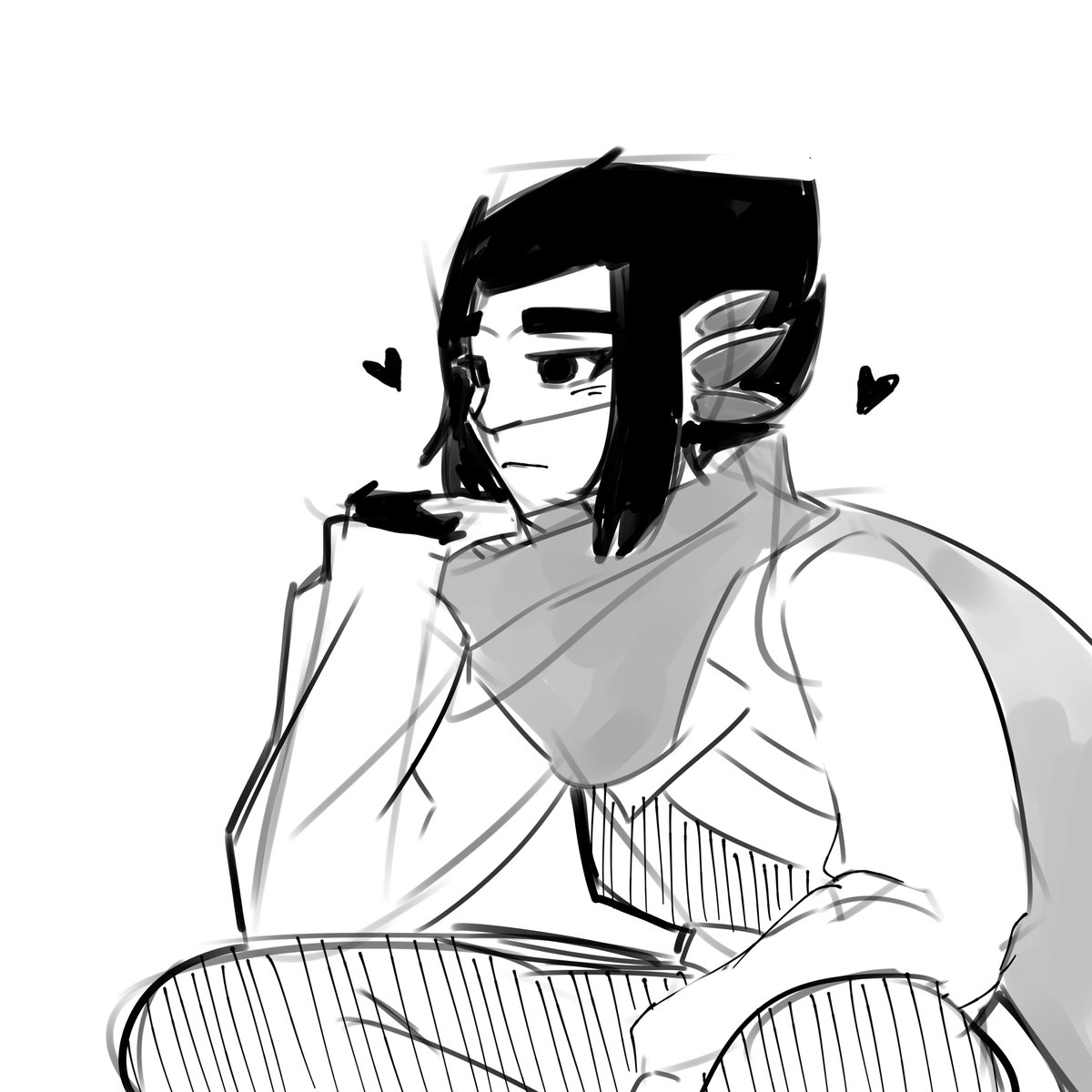 Komfye's tweet photo. who's he looking at ....👀👀
#lmkfanart #lmkmacaque #lmk #lmktwt https://t.co/cG2dWCffHb