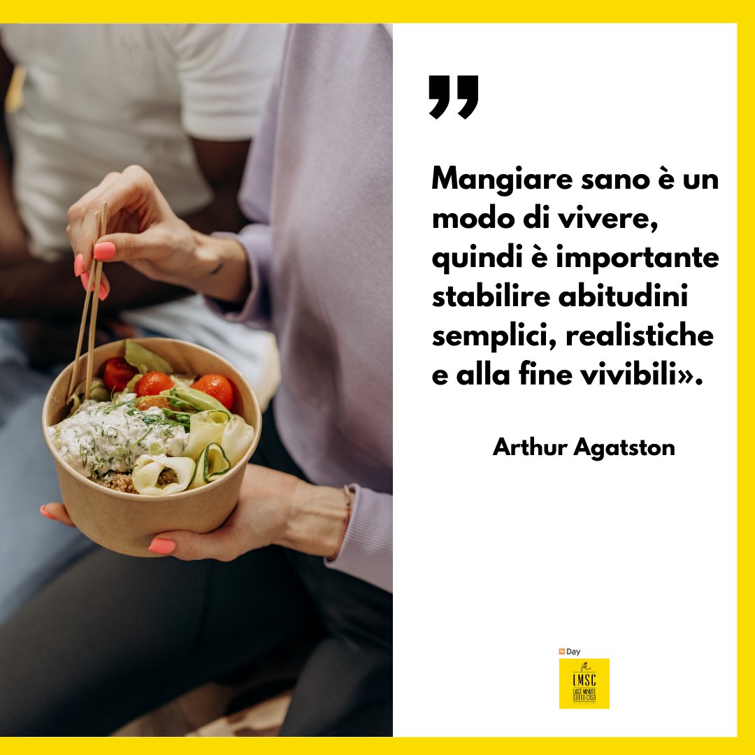 Iniziamo questa settimana con una citazione sull’importanza di mangiare sano: un valore e un'abitudine a cui LMSC tiene molto! 🍉
#mangiaresano #dietasana #cibosano