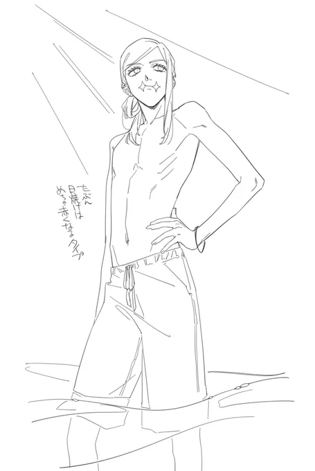 海入るの嫌いだろなと思いながら描いた