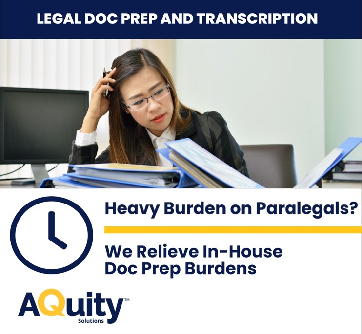 SolutionsAquity's tweet photo. AQuity relieves busy paralegals by taking up the burden of Doc Prep. Learn more here: https://t.co/NkdYeqYOdq
#TimeIsMoney #IMEDocPrep https://t.co/eZonwCNHv4