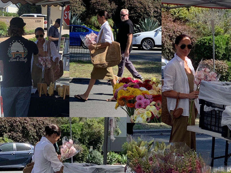 todayentertainn's tweet photo. Meghan Markle was spotted shopping at the Montecito Farmers Market on Friday, just days after her and Prince Harry's Netflix documentary series "Harry &amp; Meghan" failed to score any Emmy nominations.

The Duchess of Sussex, 41, was accompanied by her

https://t.co/nKFyvWZahy https://t.co/nMHakgURrw
