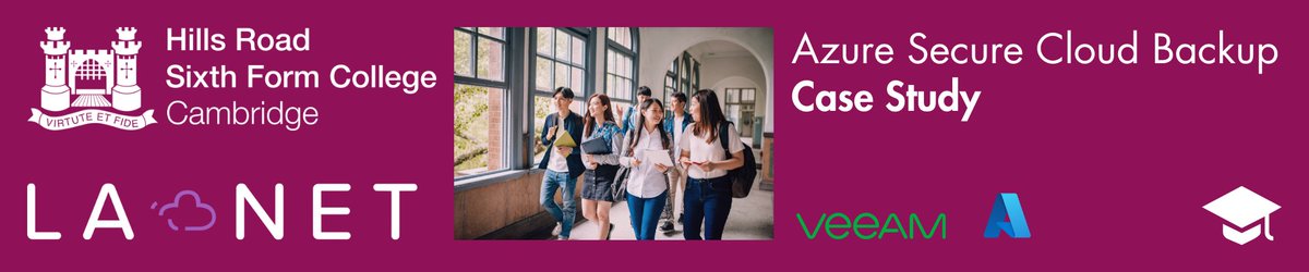 New Case Study now live on our website.

Cloud backup with Veeam to secure Azure cloud storage.

lanet.co.uk/case-studies/