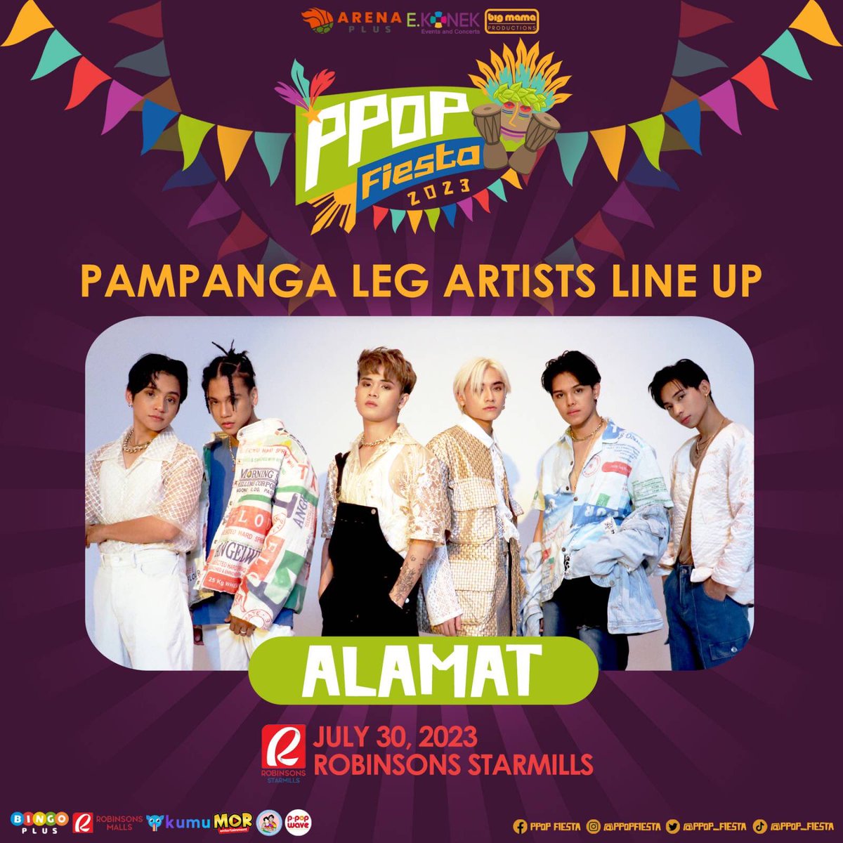 Palalampasin niyo pa ba na hindi makita ang mga 6INOOS? 

Tara na, sama kna sa mas pinalaking venue. Kita kits sa Robinsons Starmills Pampanga on July 30 with other PPOP Groups. Claim your 15% discount by downloading ArenaPlus app. 

Get ur tickets here:
ekonekeventsandconcerts.online