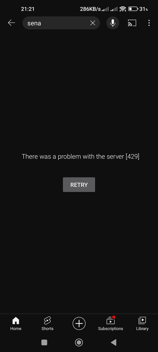 aquilk2's tweet photo. #youtube down? Or just me with errors?
#YouTube #youtubeserver https://t.co/XbqEFaY2NP