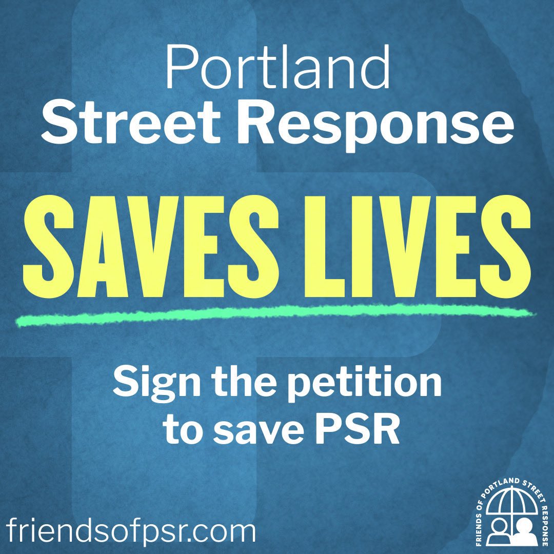 📣 ACTION NEEDED: Portland Street Response needs us to demand City Council see it through to a 24-7, resourced system that meets contemporary crises. Add your name to the petition and grow our collective voice: friendsofpsr.com
<a href="/FriendsofPSR/">Friends of Portland Street Response</a>
