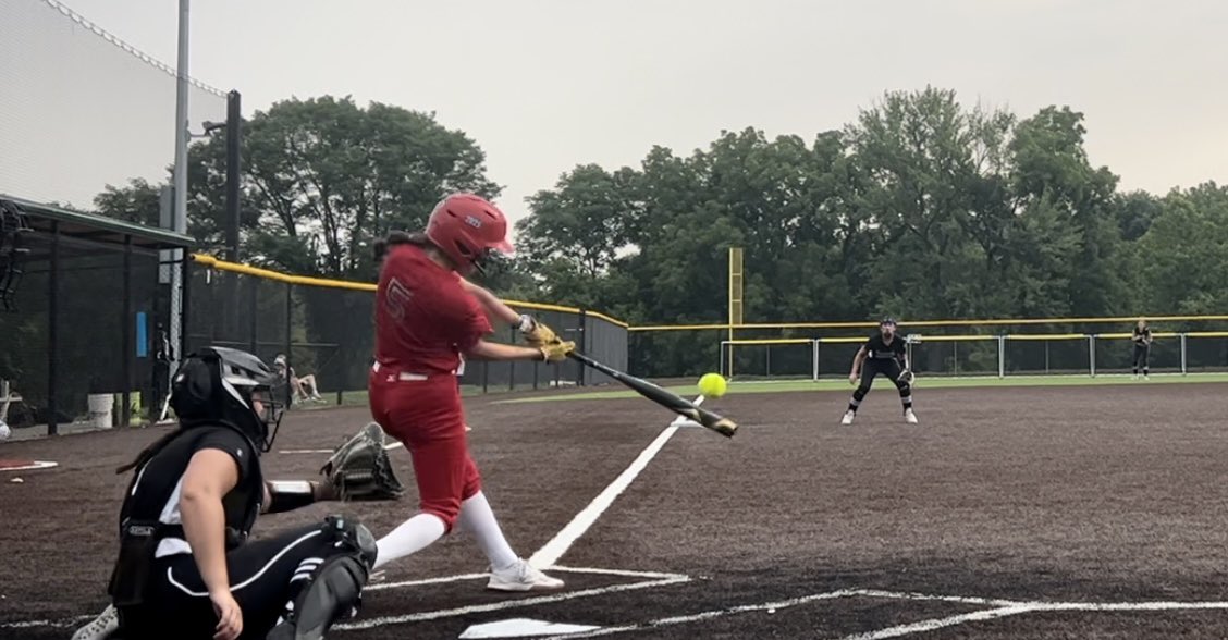 swinglabkc's tweet image. Game #1 @USSSAFastpitch WFC and @MadisonLehr goes yard! @ejonesrockchalk @cnote1616 @coachkt53 @sluggernation  #LXT