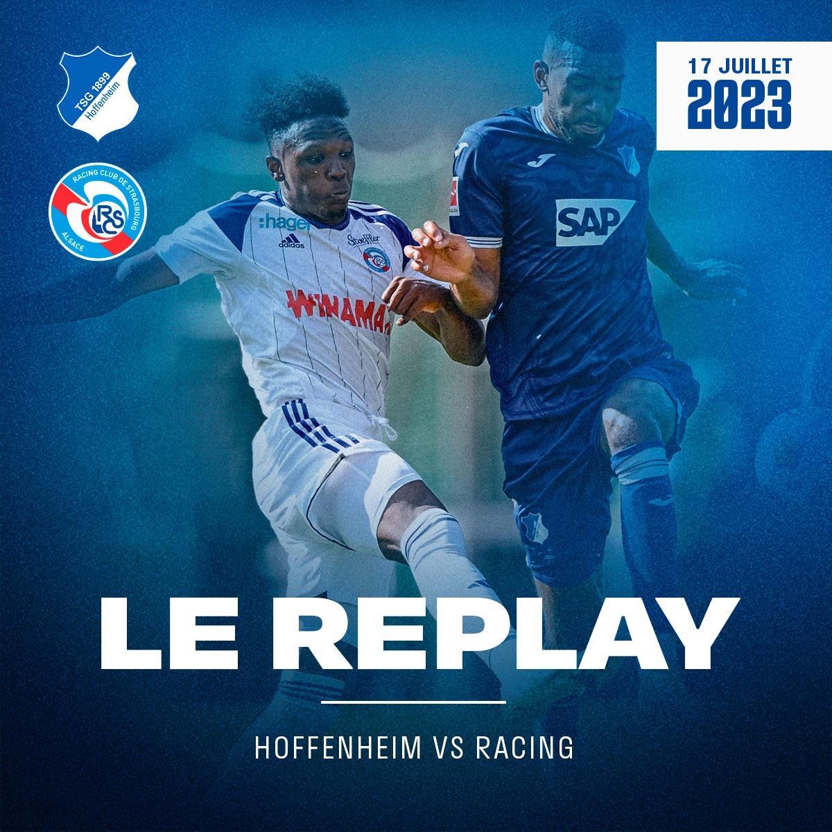 RCSA's tweet photo. 📺 #TSGRCSA (1-2) | 𝐋𝐞 𝐫𝐞𝐩𝐥𝐚𝐲 𝐝𝐞 𝐥𝐚 𝐫𝐞𝐧𝐜𝐨𝐧𝐭𝐫𝐞
Revivez le premier match de préparation face au @tsghoffenheim en replay !