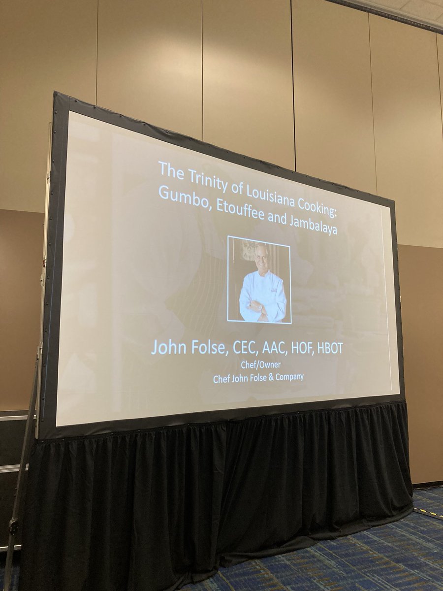 Former national president Chef John Folse is hitting the stage