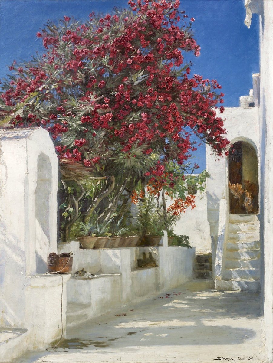 Peder Severin Krøyer
1851-1909
Oleanders in Bloom, Capri
