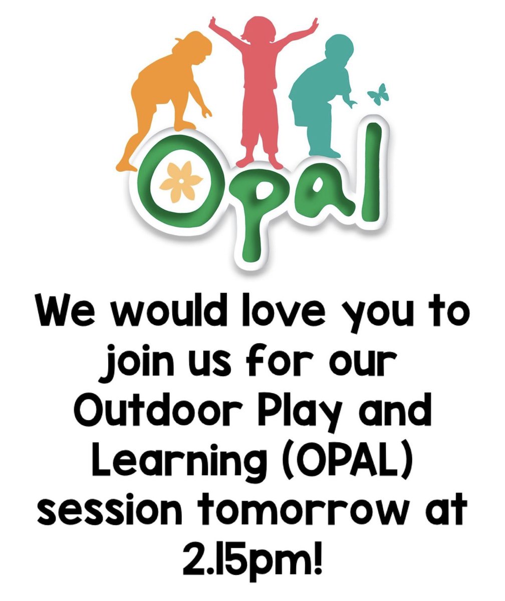 Remember to come along and have fun at our OPAL parents’ play session tomorrow at 2.15pm! Our children can’t wait to show you how we use our grounds at lunch time 🌳 @StAmbroseSpeke @MrMacKenzieY1 @MissOMahonyY2 @MrsSadiqY3 @MissScottY4 @MrStinchcombY5 @misscusacky6 @MrsJonesYN