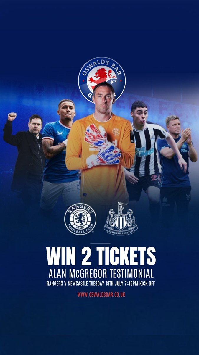 _____________________________

- Follow <a href="/OswaldsBar/">Oswalds Bar</a>

- Tag a friend you're taking 

- Re-tweet this post 

‐-------‐---------------------------------------

The winner will be chosen randomly at 3pm on Tuesday 18th July

Good luck everyone 🤞

#oswalds #thepeoplespub 🔴⚪🔵