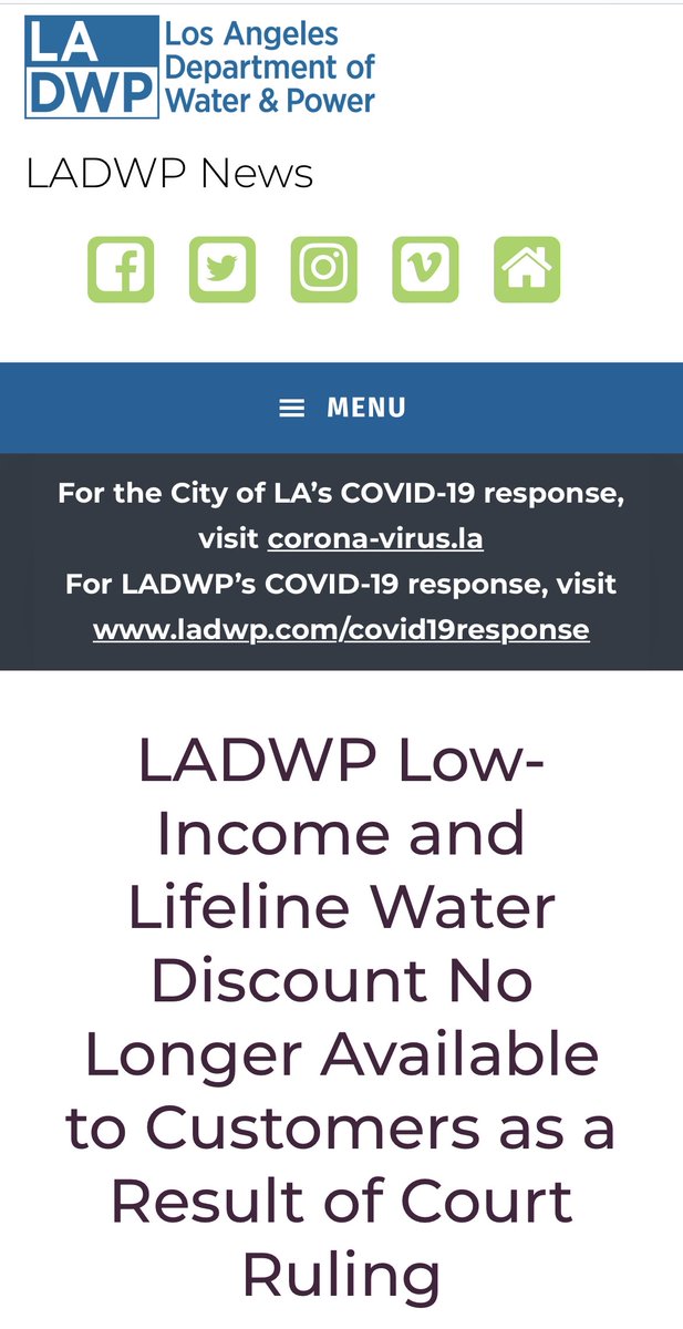 Archaic propositions like Prop 26 and 218 are getting in the way of us having equitable water rates. Everyone deserves access to water and power! 
ladwpnews.com/ladwp-low-inco…