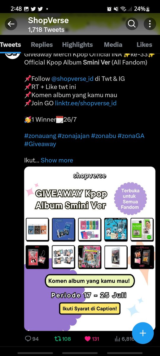 ususegar's tweet photo. @shopverse_id Doneee kak, mauuu nctdream istj or exo exist gabisaaa milih :' kalo menang biarkan ketersediaan stok yg menentukan https://t.co/sVWz5Ymimu