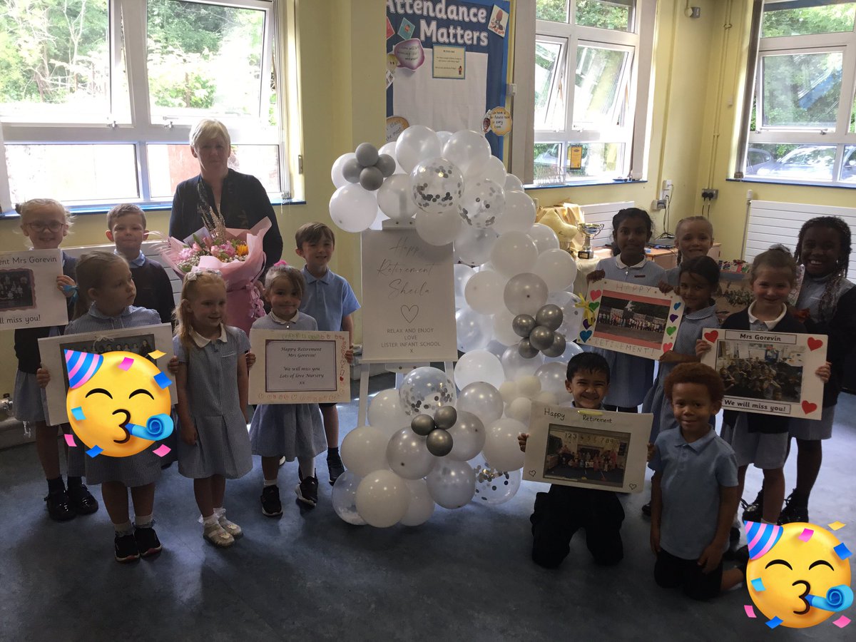 ListerInfants's tweet image. We celebrated another milestone - Mrs Gorevin starts her retirement tomorrow after 23 years service at Lister Infants. We wish her a long and happy retirement! Thank you Mrs Gorevin!  #learnersforlife #retirement