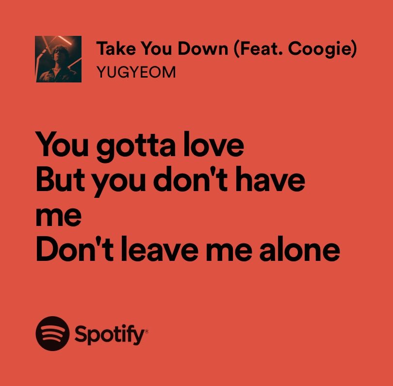 [Take You Down]🌼🥹

#TakeYouDown 
@yugyeom #유겸 #YUGYEOM
#GOT7 @GOT7 #KimYugyeom  open.spotify.com/track/4BJoCk9o…