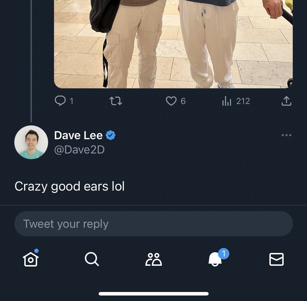 davuhh's tweet photo. he replied bro 😭 https://t.co/gfEOqTeoku