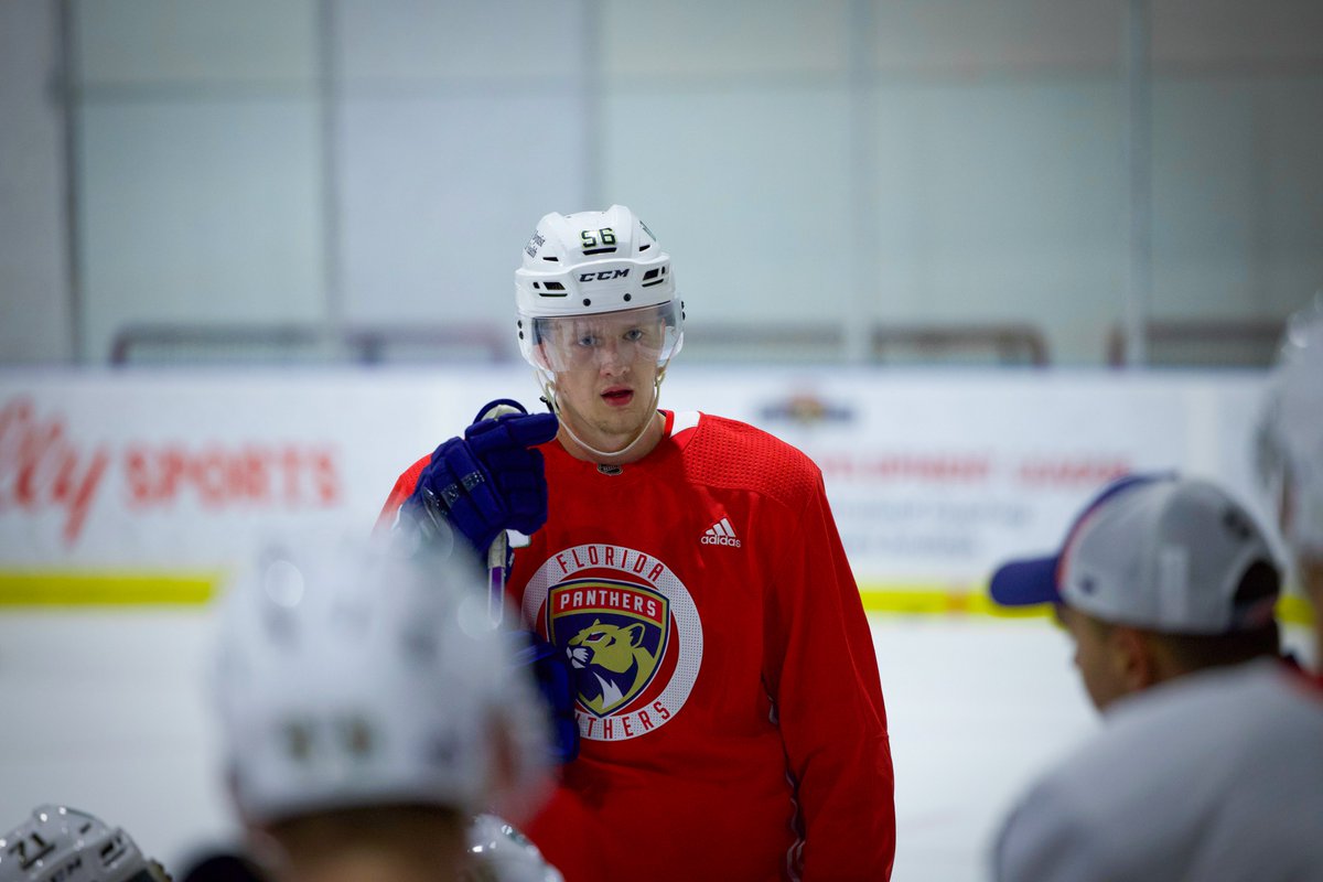 NiagaraMHKY's tweet photo. How was camping last week Josef?!

We're glad you had a great time at @FlaPanthers Development Camp!

Just under a month until all the Purple Eagles are back in the nest!

#Uncommon https://t.co/renyinzAm0