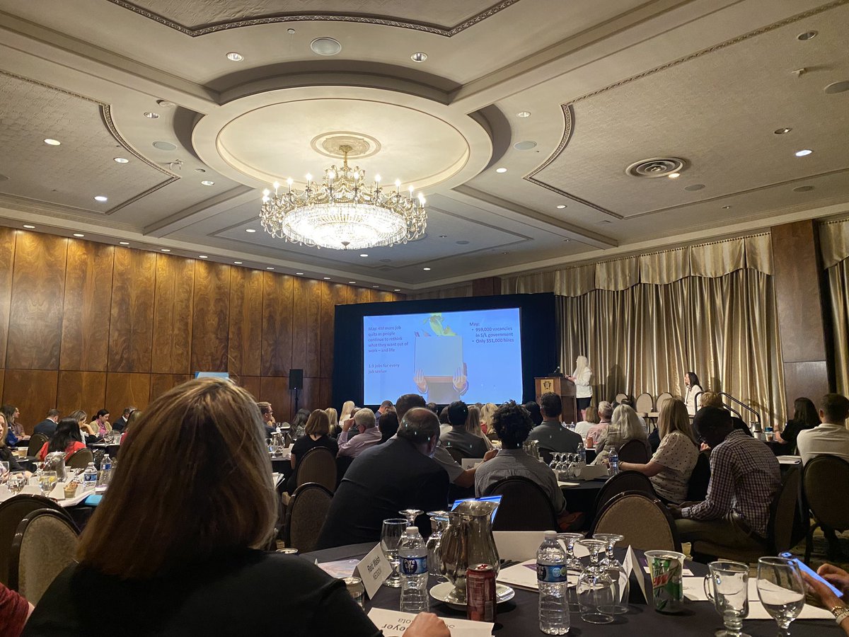 “There are two jobs postings for every one job seeker.” - <a href="/UKGInc/">UKG</a> and <a href="/Accenture/">Accenture</a> at <a href="/NASPEStateHR/">NASPE</a>