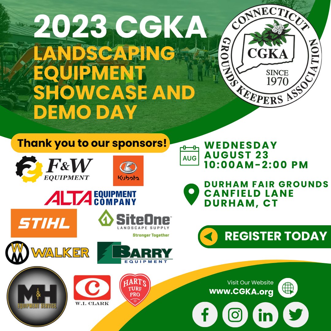 Tons of great programming coming up for our Members! Please email Director@cgka.org if you would like to register as a vendor or as an attendee!