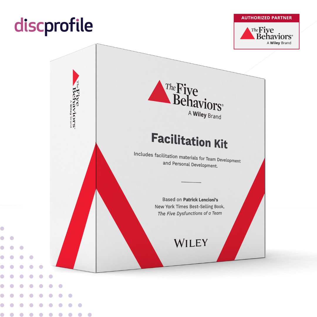 For the first time ever, The Five Behaviors® Personal Development and Team Development solutions are now available together in one facilitation kit. Learn more about it today! -> discprofile.com/products/5b-ki…

#TheFiveBehaviors #TeamDevelopment #PersonalDevelopment