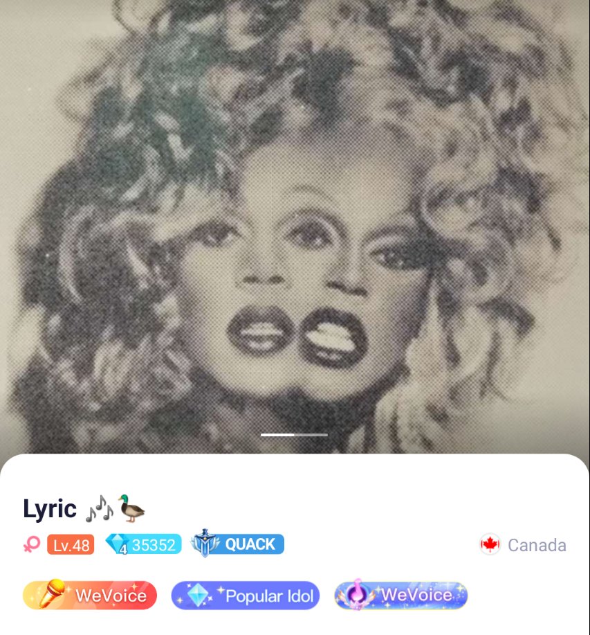 LyricDeshane's tweet photo. I am back and I also won a singing opportunity (an event) on WePlay. 🎶 Music is me, and it is ironic that my name is Lyric. 🤭🤩 Won third place, though we are ALL winners anyway. 💖 #WeGala https://t.co/we96uGlp0x