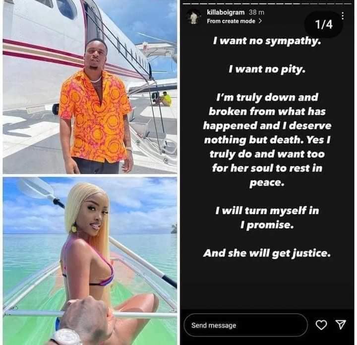 gsbabatunde's tweet photo. In Lagos, Suspected Yahoo Boy Stabs Girlfriend To  Death

He goes by the identity KILLABOI. 

He stabbed Instagram Influencer, Austa Onuwa, his girlfriend of three years to death in Lagos. 

The incident reportedly happened about a week ago, her dead body was found after her https://t.co/29sTvEEDkp