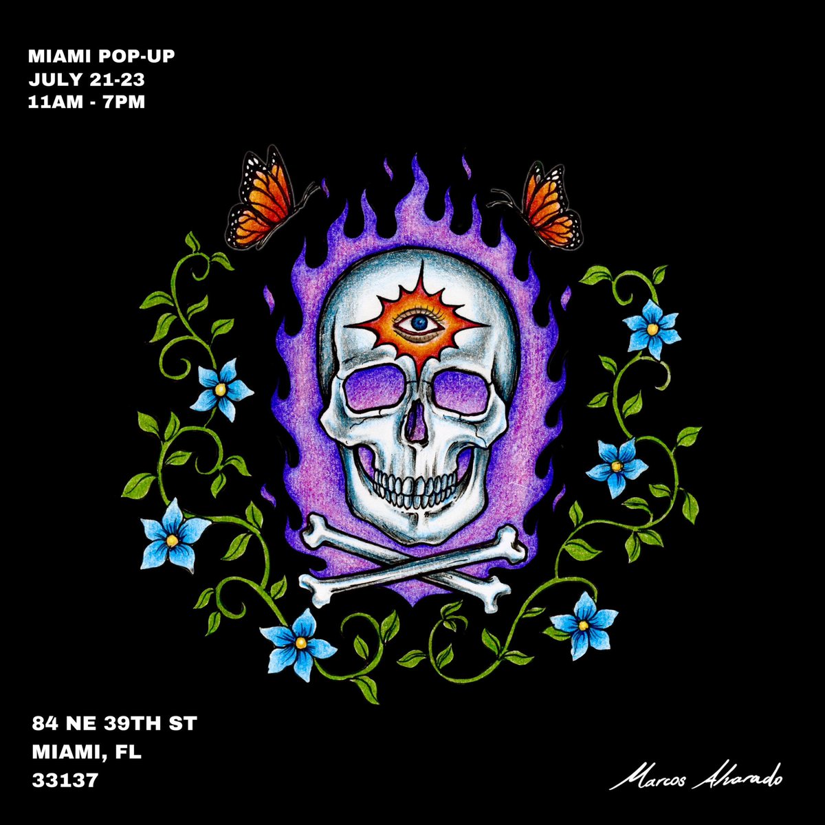 marcosalvarado_'s tweet photo. MIAMI ! MY FIRST POP UP EVER IN THE CITY !

This weekend, July 21 - 23. See you there 🌴✌🏼 https://t.co/T976Z8gb2F