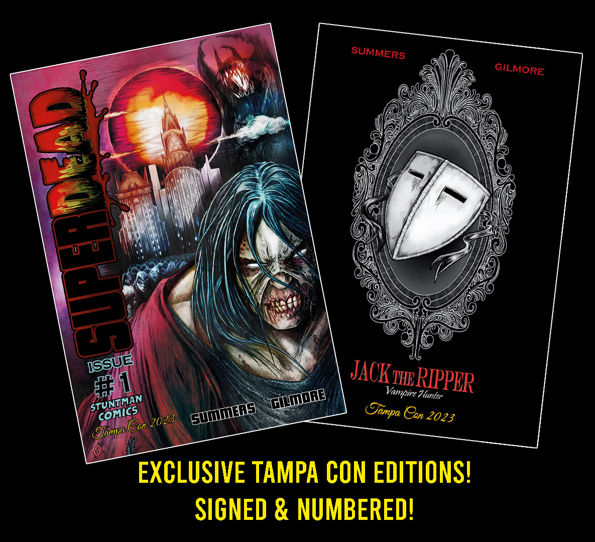 WartTheWizard's tweet photo. Our Tampa/Website exclusive books and t-shirts are going to be available on July 27th on https://t.co/c4N227zaKJ! Signed, numbered, and limited to 500 each! If you can't make it to the convention, you'll still be able to secure a copy! #Comicsgate #NoFanLeftBehind https://t.co/FrAkUSiLvl
