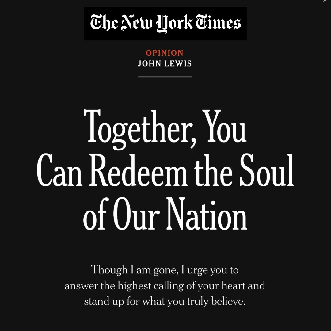 On this solemn day, the third anniversary of Congressman John Lewis's passing, we reflect on his extraordinary legacy and the profound impact he made in the ongoing struggle for civil rights and justice. https://t.co/phEagW9Mx6