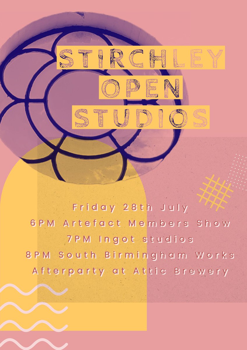 IngotStudios's tweet photo. 18 Artists / Creatives / Makers / Musicians.
Plus more t.b.c.
#stirchleyart #birminghamart  #artefact #southbirminghamworks #ingotstudios #brumlive
#westmidarts #stirchleyopenstudios #kingsheathart https://t.co/fb87s8LwdR