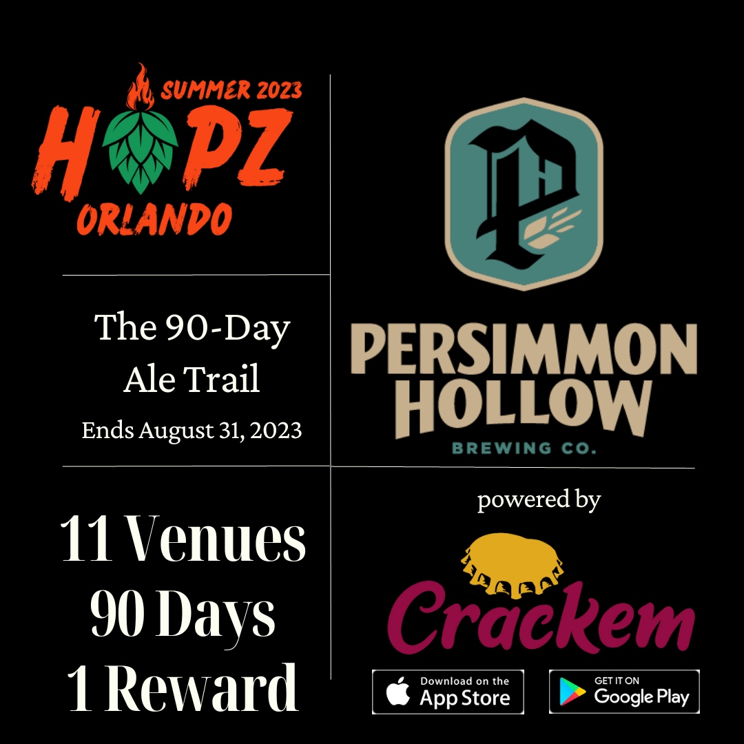 _crackem_'s tweet photo. Participants:
Persimmon Hollow - Lake Eola
Persimmon Hollow - Flamingo Crossing
.
Persimmon Hollow has a growing network of neighborhood brewpubs, each with its own identity, but each uniquely Persimmon Hollow. “Drink Sensibly, But Get Weird.”
.
#HotHopz #90dayaletrail https://t.co/TkhwpUtflF