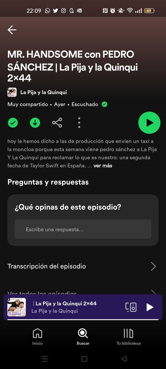 JaviAchutegui's tweet photo. @WlSDOMSDAUGHTER @pijayquinqui @sanchezcastejon En Spotify, debajo de la descripción puedes ir a la transcripción automática. https://t.co/tokPdW3QBI