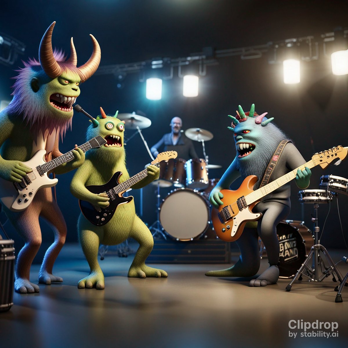 Cryptofunk99's tweet photo. I miss playing in rock bands so I created these. Monsters, Music and Beer!
#AIStableDiffusion #MonstersAndMusic #ArtificialIntelligenceRock #BandPracticeVibes #RockMusicLovers #TechArt #MusicalArt #CreativeFusion #ArtAndTechnology #MusicAndBeer #AIart #AIArtistCommunity https://t.co/NJxZjYtXP4