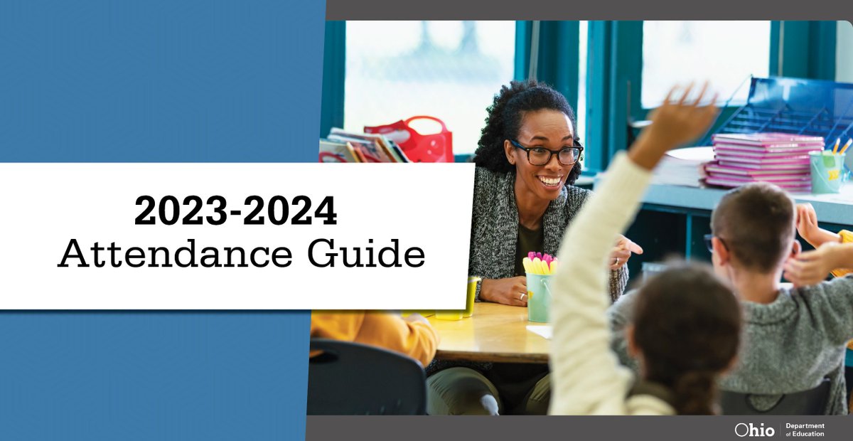 Ohio Department of Education on Twitter "Ohio’s Attendance Guide for