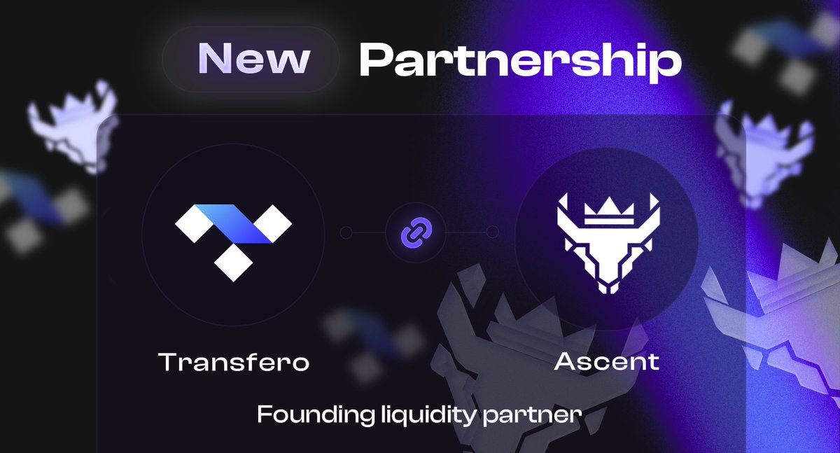 AscentExchange's tweet image. 🚨 Partnership Alert! 🚨

We're happy to share that Ascent Exchange has partnered with @transferogroup, an international group focused on digital assets in Switzerland 🇨🇭

🧵/👇