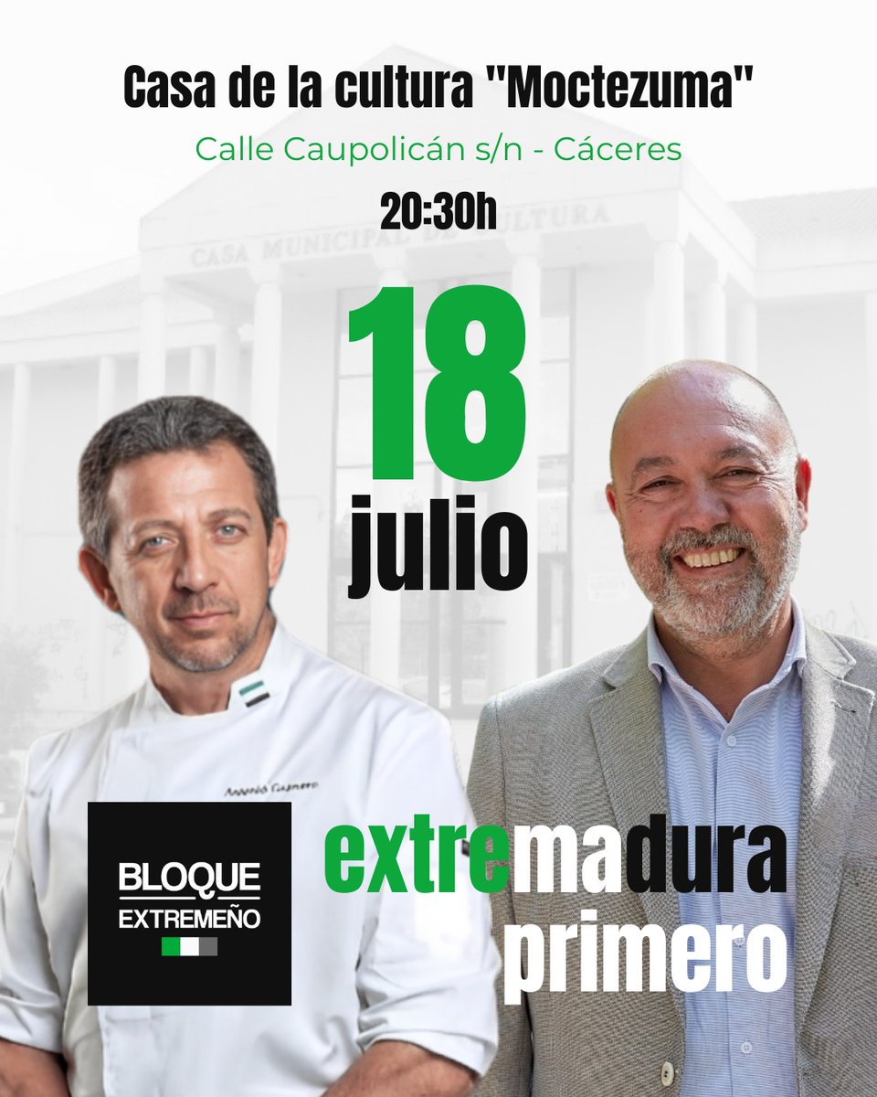 bloquextremeno's tweet photo. Aquí os dejamos 2 entrevistas a nuestros principales candidatos
👇👇

1/3 https://t.co/kCSs5GD3SS