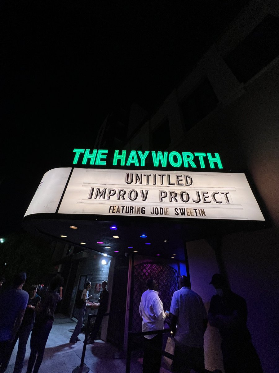 patrickcotnoir's tweet photo. Last nights final (for now) @UntitledImprov with Jodie Sweetin was so much fun. Thank you to @JoinTheDynasty for all their help and thank you to everyone whos done the show over the last 20 shows…stay tuned! https://t.co/owscvN25Fw